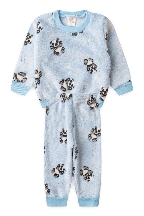 Conjunto Casaco e Calça Fleece - Panda - Ame Kids