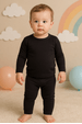 Conjunto Blusa e Calça Térmica - Preto - Ame Kids