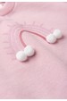 Conjunto Blusa Pompom Manga Longa e Calça Moletom - Rosa Bebê - Ame Kids