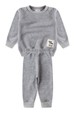 Conjunto Infantil Bebê Blusa Manga Longa e Calça Moletom - Mescla - Ame Kids