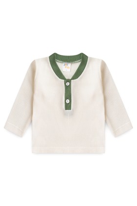 Conjunto Blusa Manga Longa e Calça Moscou - Verde - Ame Kids