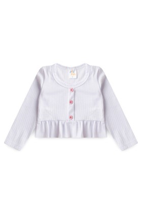 Conjunto Bata e Calça Bubble Menina - Rosa Bebê - Ame Kids