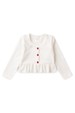 Conjunto Bata e Calça Bubble Menina - Vermelho - Ame Kids