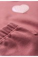Conjunto Blusa Manga Longa Coração e Calça Moletom - Rosê - Ame Kids