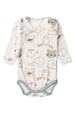 Conjunto Body Canelado Menino - Bichinhos - Ame Kids