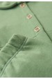 Conjunto Blusa Botões e Calça Moletom Menina - Verde - Ame Kids