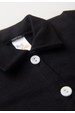 Conjunto Casaco Botões e Calça Moletom - Preto - Ame Kids