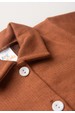 Conjunto Casaco Botões e Calça Moletom - Avelã - Ame Kids