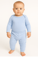 Conjunto Body e Calça Térmica - Azul Bebê - Ame Kids
