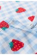 Conjunto Canelado Light Longo - Moranguinho Azul - Ame Kids