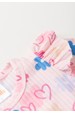 Conjunto Body Canelado Menina - Heart Rosa - Ame Kids