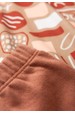 Conjunto Blusa Estampada Manga Longa e Calça - Avelã - Ame Kids