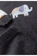 Conjunto Blusa Manga Longa e Calça Moletom - Elefante Mescla - Ame Kids