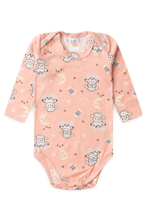 Conjunto Suede Longo Estampado - Carneirinho - Ame Kids
