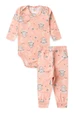 Conjunto Suede Longo Estampado - Carneirinho - Ame Kids