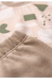 Conjunto Blusa Estampada Manga Longa e Calça - Caqui - Ame Kids