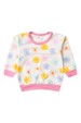 Conjunto Blusa Manga Longa e Calça Moletom - Flores Rosa - Ame Kids