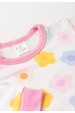 Conjunto Blusa Manga Longa e Calça Moletom - Flores Rosa - Ame Kids