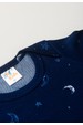 Conjunto Canelado Light Longo - Espaço Azul Marinho - Ame Kids