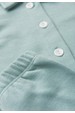 Conjunto Casaco Botões e Calça Moletom - Verde Jade - Ame Kids