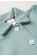 Conjunto Casaco Botões e Calça Moletom - Verde Jade - Ame Kids