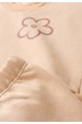 Conjunto Blusa Manga Longa e Calça Moletom - Flor Marrom - Ame Kids