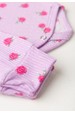 Conjunto Canelado Light Longo - Floral Lilás - Ame Kids