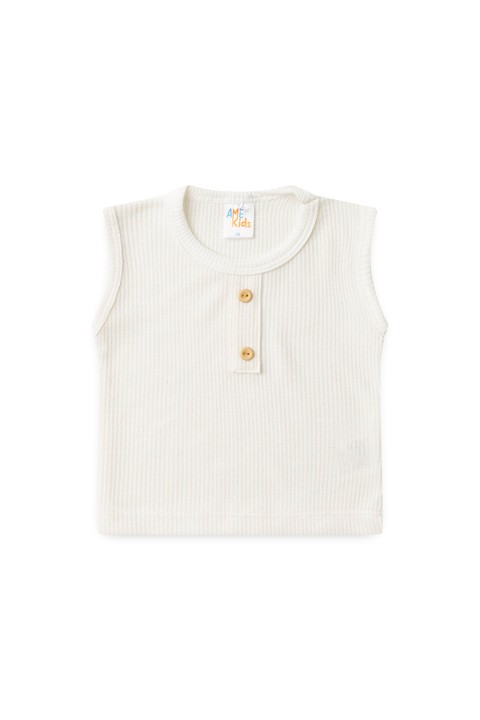 Conjunto Regata e Shorts Menino Moscou - Off-White - Ame Kids