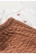 Conjunto Bata Shorts Bubble Menina - Doce de Leite - Ame Kids