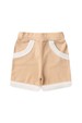 Conjunto de Blusa Polo e Shorts Marrocos Menino - Creme - Ame Kids