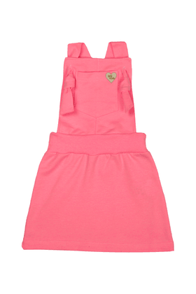 Salopete Moletinho - Pink - Ame Kids