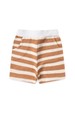 Conjunto de Meia Malha e Moletinho Ecosustentável Listrado - Branco - Ame Kids