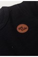 Conjunto de Meia Malha e Moletinho Ecosustentável Listrado - Preto - Ame Kids