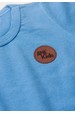 Conjunto de Meia Malha e Moletinho Ecosustentável Listrado - Azul - Ame Kids