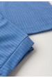 Conjunto Blusa Canelada Curta com Botões Menino - Azul Rivera - Ame Kids