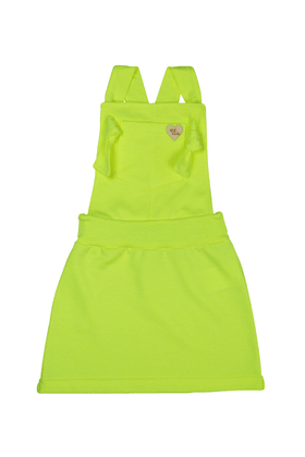 Salopete Moletinho - Verde Neon - Ame Kids