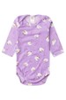 Conjunto Canelado Light Longo - Ovelha Lilás - Ame Kids