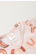 Conjunto Body Canelado Curto Menino - Arco Avelã - Ame Kids
