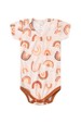 Conjunto Body Canelado Curto Menino - Arco Avelã - Ame Kids