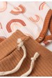 Conjunto Body Canelado Curto Menino - Arco Avelã - Ame Kids