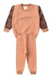 Conjunto Blusa Manga Longa e Calça Moletom - Flor Doce - Ame Kids