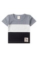 Conjunto de Blusa e Shorts Canelado Tricolor - Mescla - Ame Kids