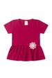 Conjunto Blusa Shorts Milano Menina - Bordô - Ame Kids
