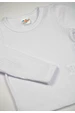 Blusa Canelada Manga Longa - Branco - Ame Kids