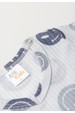 Conjunto Body Canelado Curto Menino - Smile Cinza - Ame Kids