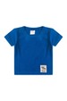 Conjunto de Blusa e Shorts Meia Malha Menino - Azul - Ame Kids