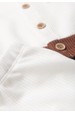 Conjunto Blusa Gola Polo e Short Moscou  - Off-White - Ame Kids