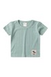 Conjunto de Blusa e Shorts Canelado Milano - Verde Jade - Ame Kids