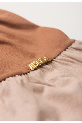 Vestido Curto Menina Meia Malha - Marfim- Ame Kids