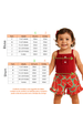 Conjunto Blusa com Botões e Shorts Canelado Menina - Melancia - Ame Kids